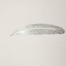 Zen Style Metal Feather Bookmark
